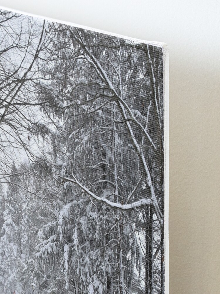 Alternate view of Winter Drive Mounted Print