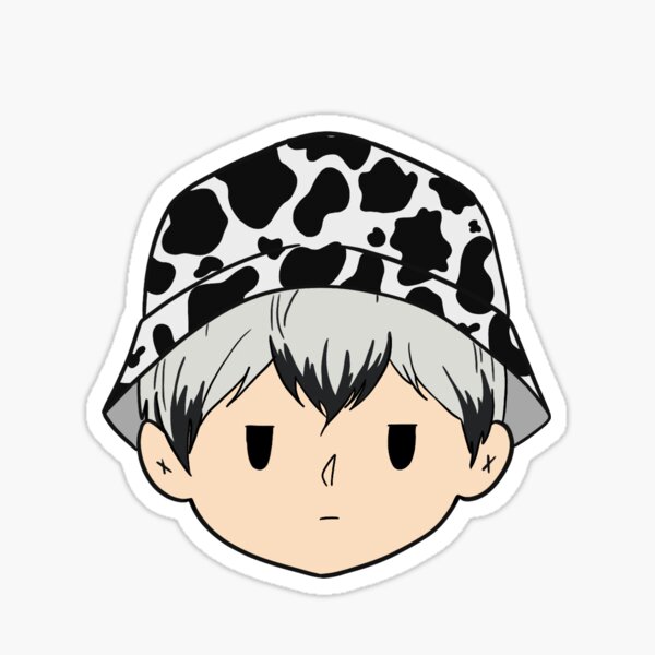 Aperçu de l'œuvre Chapeau de vache Kita Shinsuke Sticker créée et vendue par chloesarts.