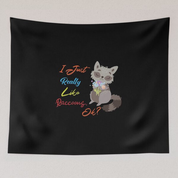 Item preview, Realmente me gustan los mapaches. designed and sold by shaakir.