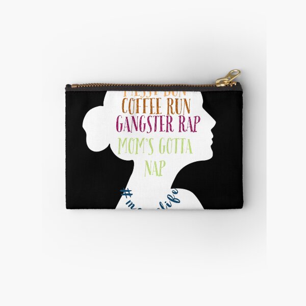 Item preview, Copy of Messy bun coffee run gangster rap moms gotta nap designed and sold by Mizems.