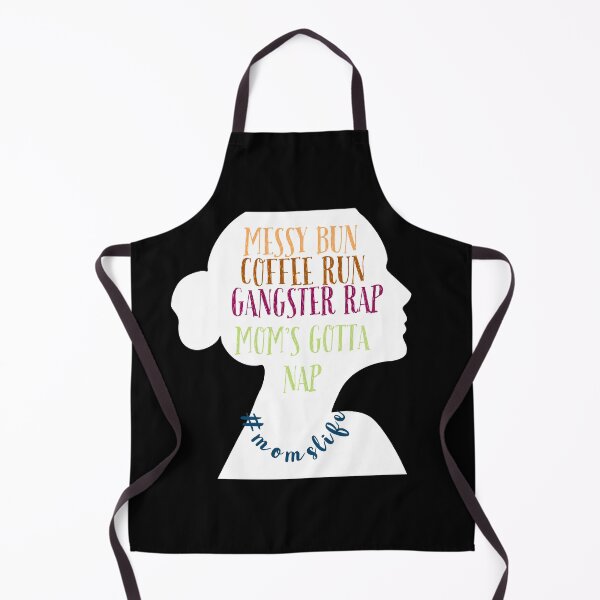 Item preview, Copy of Messy bun coffee run gangster rap moms gotta nap designed and sold by Mizems.