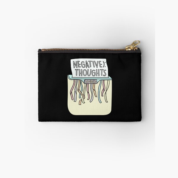 Item preview, Negative thoughts shredder art on black designed and sold by AznavourByKarin.