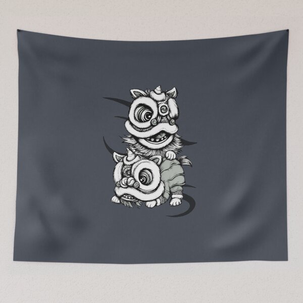 Item preview, Chinese Lion Dance Pair  designed and sold by ShaireProd.