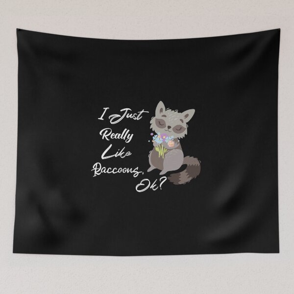 Item preview, Realmente me gustan los mapaches. designed and sold by shaakir.