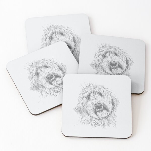 Item preview, Labradoodle-Soft grey designed and sold by Helen Inkles.