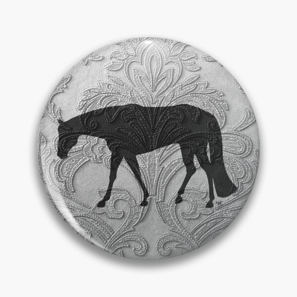 Item preview, Quarter Horse - Black Filigree designed and sold by Maria Adriana Casas.