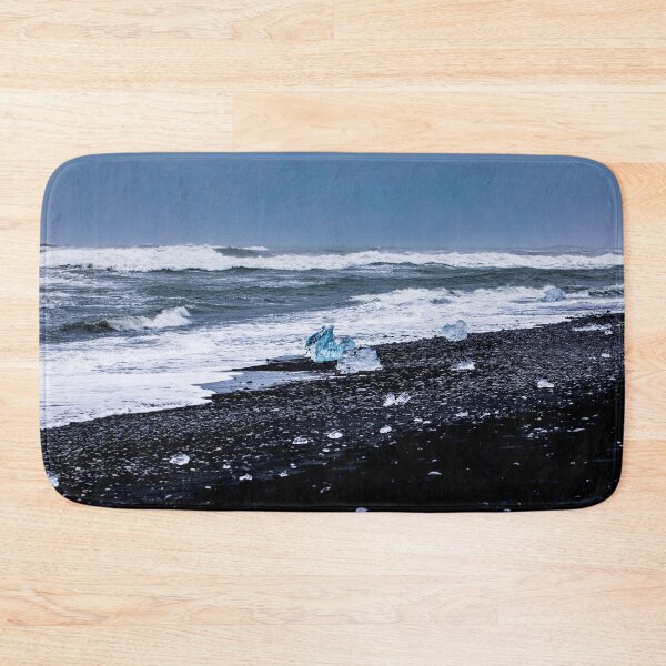 Item preview, Striking black sand, and icebergs on Diamond Beach, Iceland  designed and sold by HTPOP.