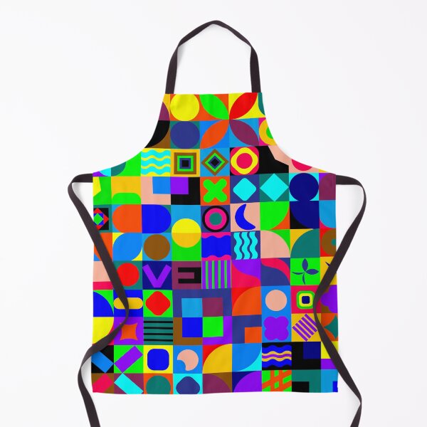 Item preview, Geometric Shapes Love Pattern Colorful designed and sold by OmmeDesigns.
