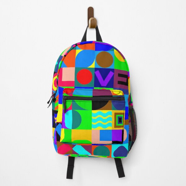Item preview, Geometric Shapes Love Pattern Colorful designed and sold by OmmeDesigns.