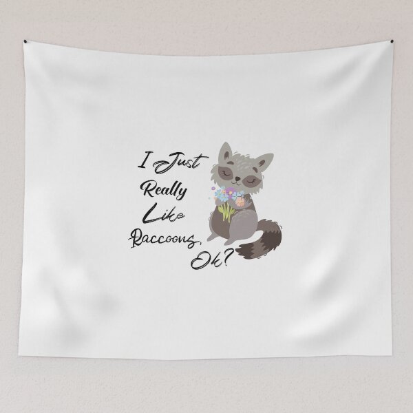 Item preview, Realmente me gustan los mapaches. designed and sold by shaakir.