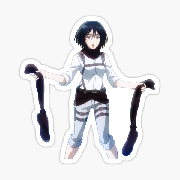 mikasa cute Sticker