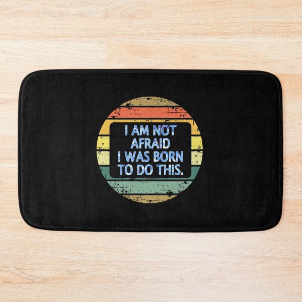 Item preview, I am not afraid i was born to do this Motivational And Inspirational Positive Quotes About Life - quote designed and sold by Photography-Art.