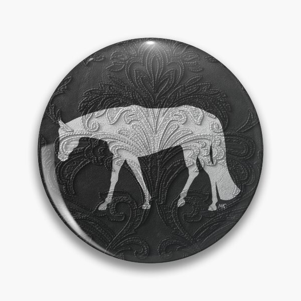 Item preview, Quarter Horse - White Filigree designed and sold by Maria Adriana Casas.