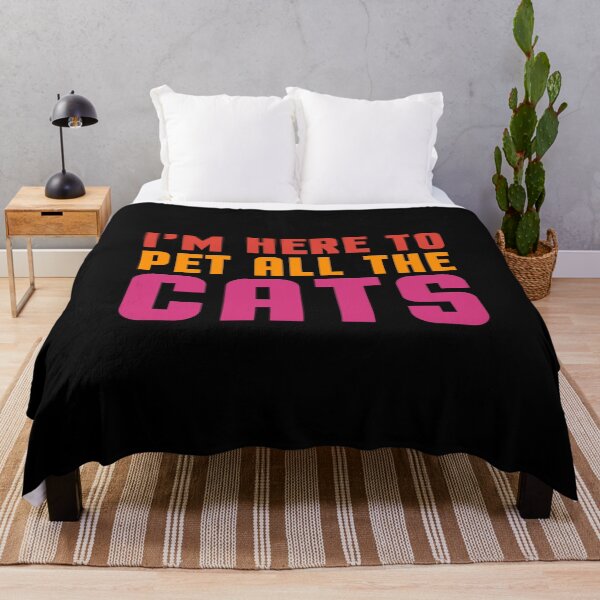 Artikelvorschau, Hier, um alle Katzen zu streicheln Funny Cat Person Cat Lover Quote entworfen und verkauft von sillyquestions.