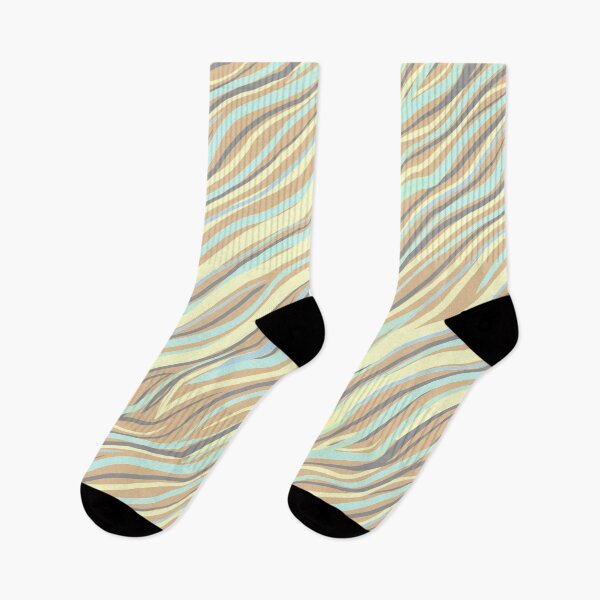 Item preview, Wavy lines in pastel colours seamless pattern designed and sold by NinaJayasinghe.