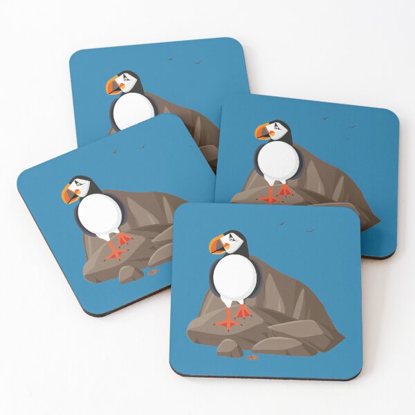 Item preview, Puffin stood on a rock looking out  designed and sold by Joanne Williams.