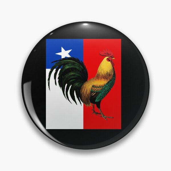 Item preview, Chilean Flag Cock Fight Game Fowl designed and sold by Rustic Valley Studio.