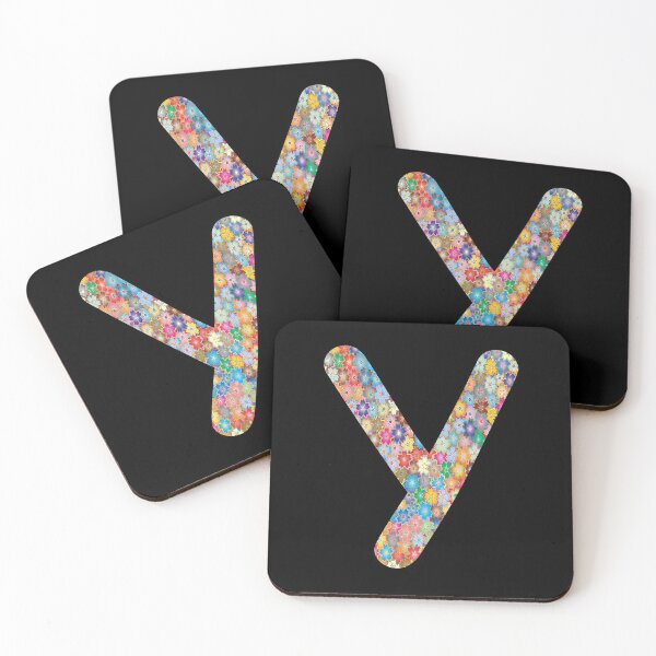 Item preview, Letter Y Capital Alphabet Colorful Flowers Funny Y Gift designed and sold by Shariss.