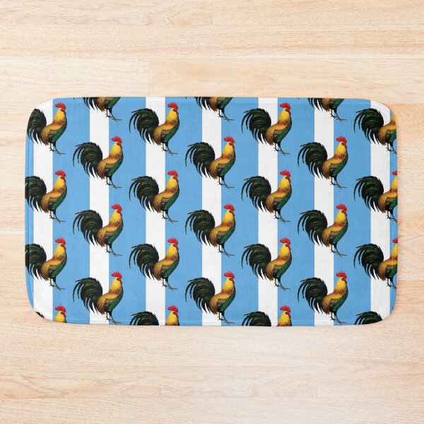 Item preview, Argentinian Flag Cock Fight Game Fowl designed and sold by Rustic Valley Studio.