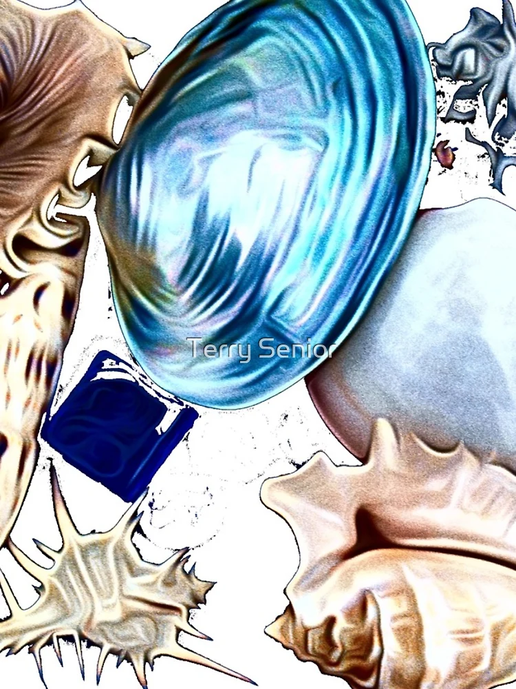 Thumbnail 4 of 4, iPhone Case, Abstract Shells designed and sold by Terry Senior.