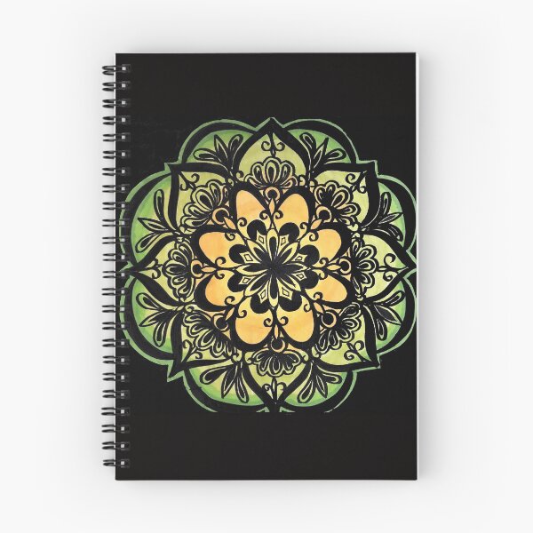 Item preview, lime mandala | colour doodle designed and sold by Aleeza Janmohamed.