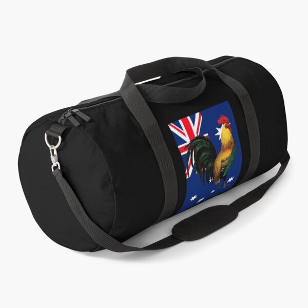 Item preview, Australian Flag Cock Fight Game Fowl designed and sold by Rustic Valley Studio.