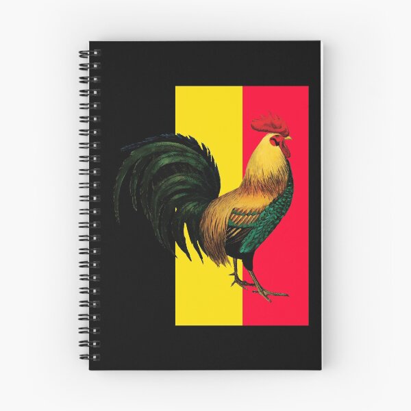 Item preview, Belgium Flag Cock Fight Game Fowl designed and sold by Rustic Valley Studio.