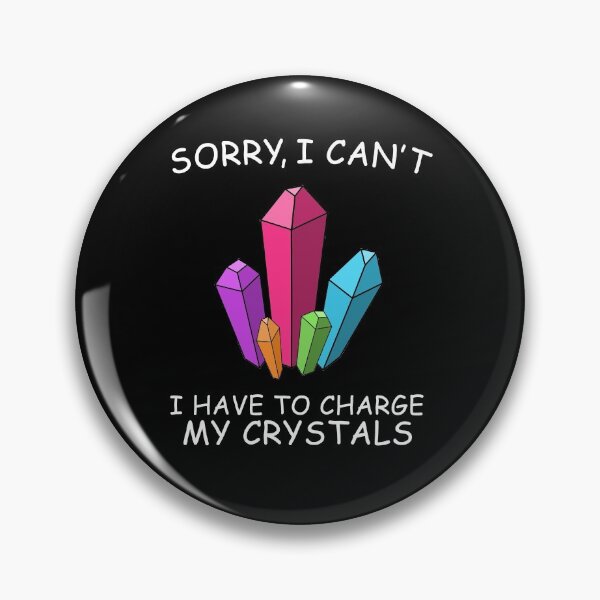 Item preview, Charge My Crystals Healing Energy New Age Crystal Quote designed and sold by sillyquestions.