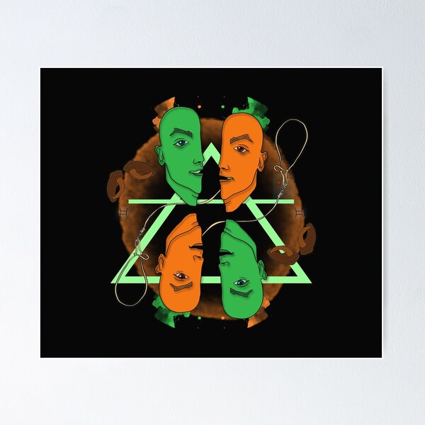 ZODIACVS GEMINI Digitalart Poster