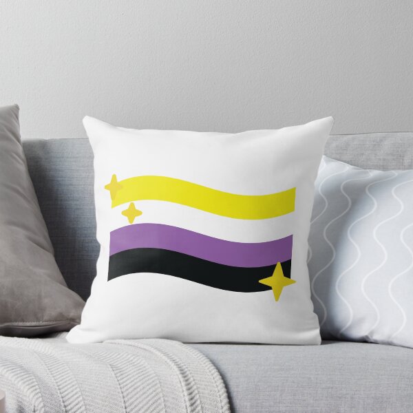 Item preview, Nonbinary Pride Flag Sparkle Emoji designed and sold by lavenderhearts.