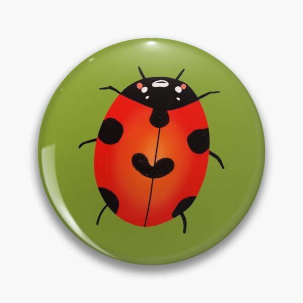 Item preview, Ladybugs - Cute Red, Orange, and Green Bug Illustration Pattern  designed and sold by TheRainbowRoom.