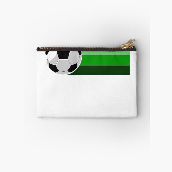 Item preview, Soccerball green line pattern designed and sold by styleuniversal.