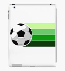 Soccerball grüne Linie Muster iPad-Hülle & Klebefolie