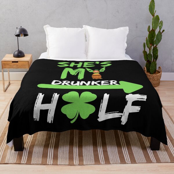 Item preview, Shes My Drunker Half Funny Couple St Patrick's Day  designed and sold by WoodburyLake.