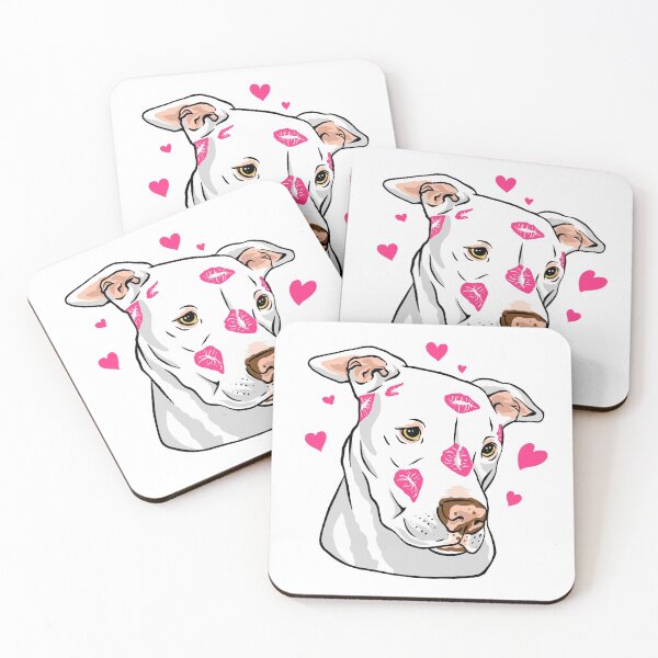 Item preview, Cute Pitbull With Kisses designed and sold by infleims.