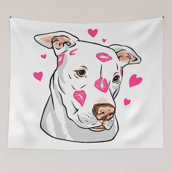 Item preview, Cute Pitbull With Kisses designed and sold by infleims.