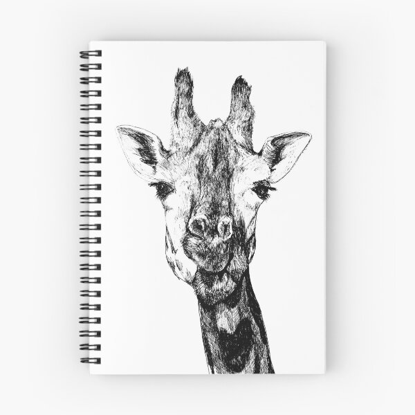 Item preview, Cute Cheeky Giraffe Illustration designed and sold by InkyArtStudio.
