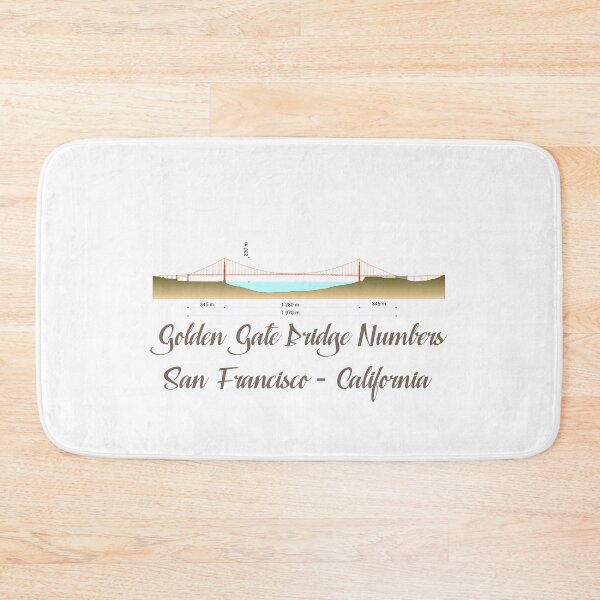 Item preview, Golden Gate Bridge Numbers designed and sold by NiceShirtY.