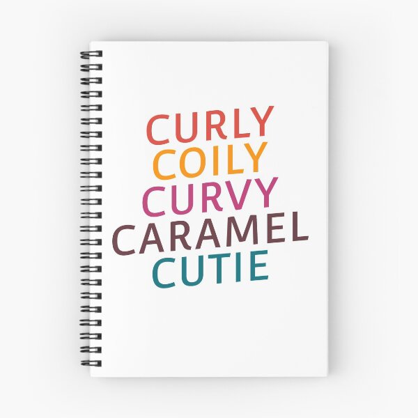 Item preview, Curly Coily Curvy Caramel Cutie Hair Natural Beauty Quote designed and sold by sillyquestions.