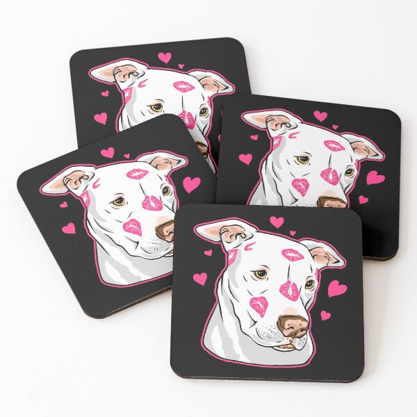 Item preview, Cute Pitbull With Kisses designed and sold by infleims.