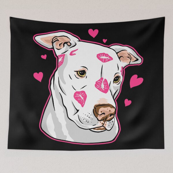 Item preview, Cute Pitbull With Kisses designed and sold by infleims.