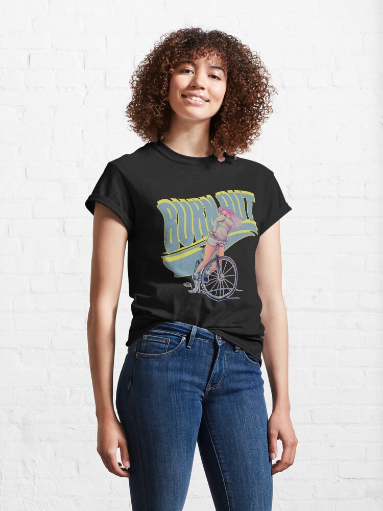 burn out t shirt women's