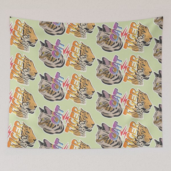 Item preview, Cat vs Tiger  designed and sold by portokalis.