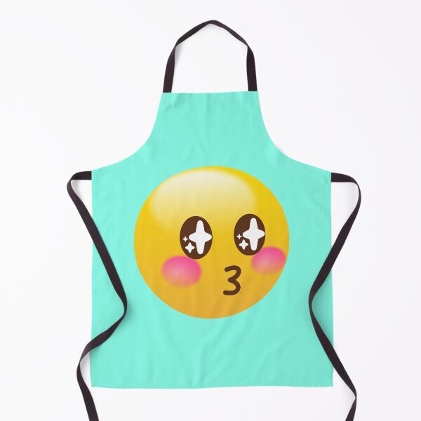 Item preview, o3o kissing emoji with sparkly eyes and blush designed and sold by jadefyre.