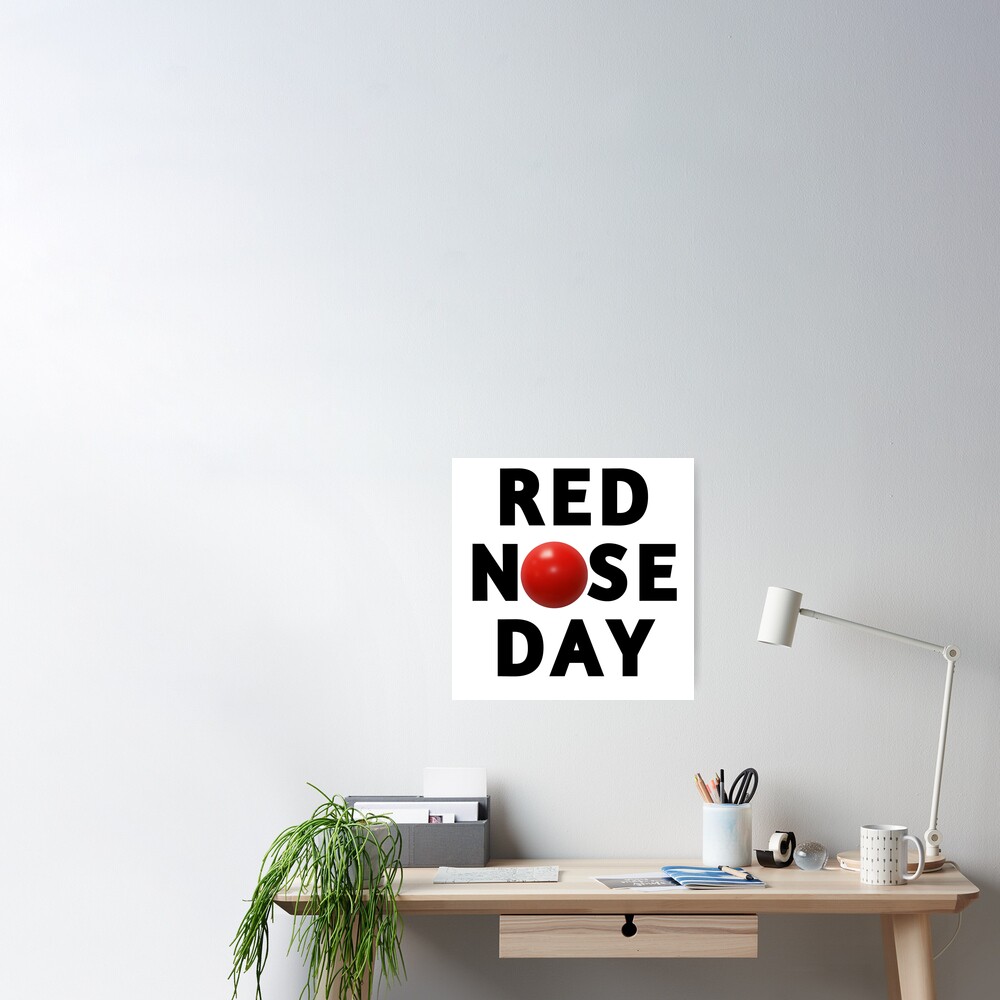 "Red Nose Day" Poster for Sale by FunPaf Redbubble