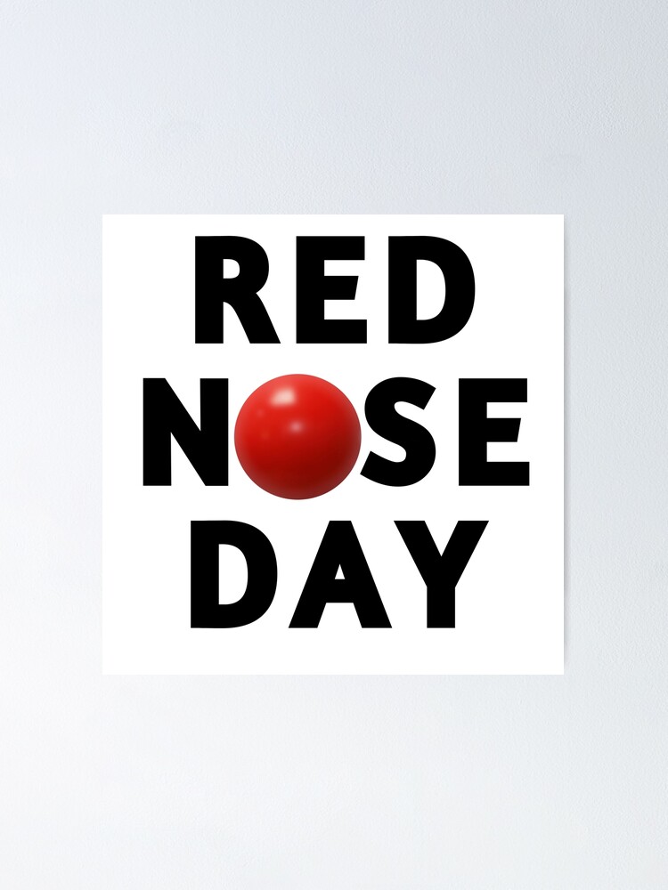 red-nose-day-poster-for-sale-by-fun-paf-redbubble