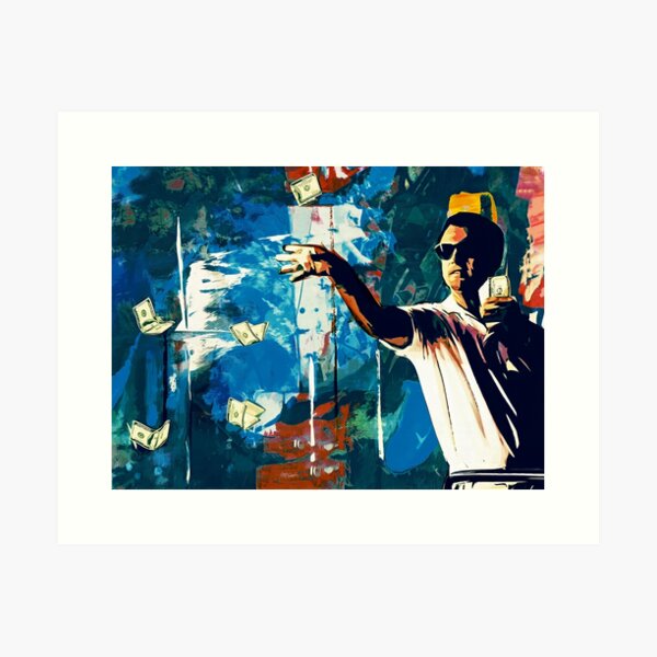 Der Wolf der Wall Street Malerei Kunstdruck