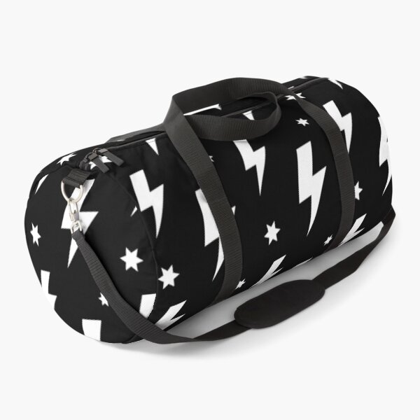 Item preview, Lightning Bolt Pattern (white/black) designed and sold by Design Minds Boutique.