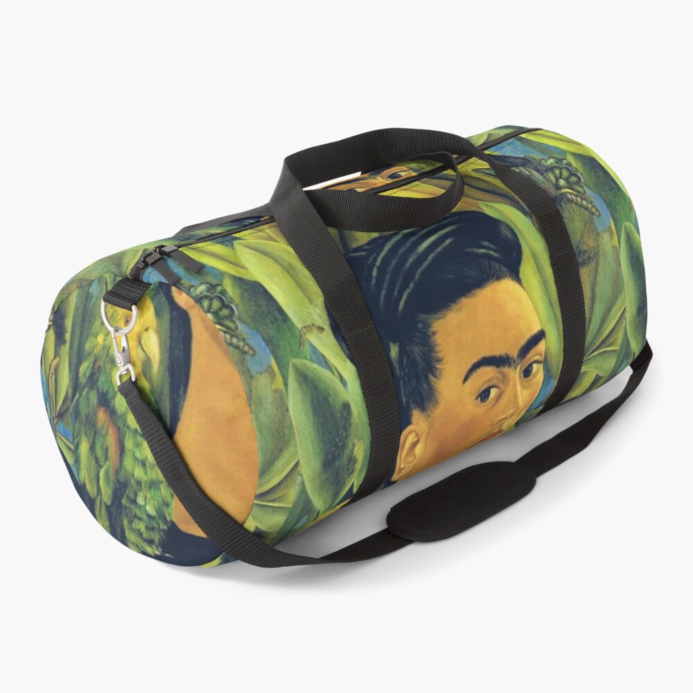 Frida Kahlo Self Portrait with Bonito Duffle Bag