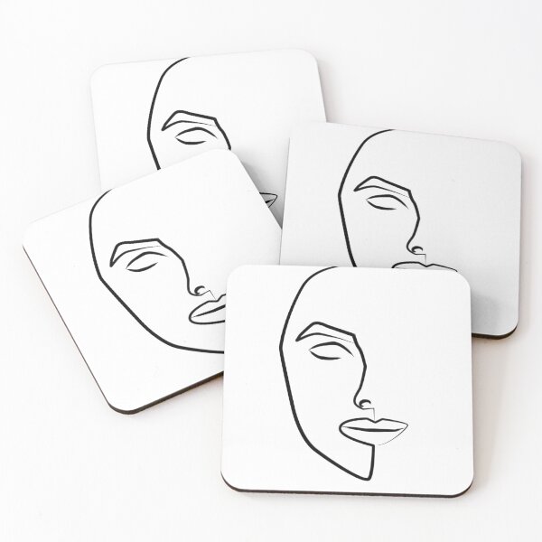 Item preview, Line art face designed and sold by katiepalmerart.